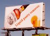 a booze billboard