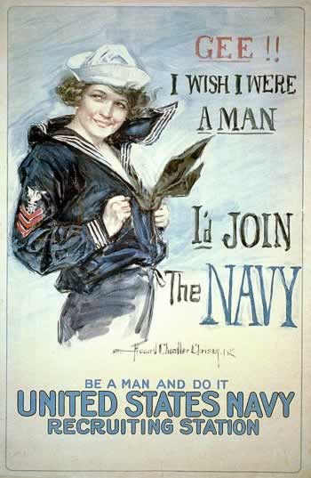 Navy recruiting WW2 Poster