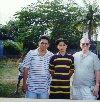 My son Eduardo, grandson Patrick and me