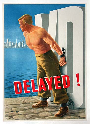 VD delayed WW2 Poster