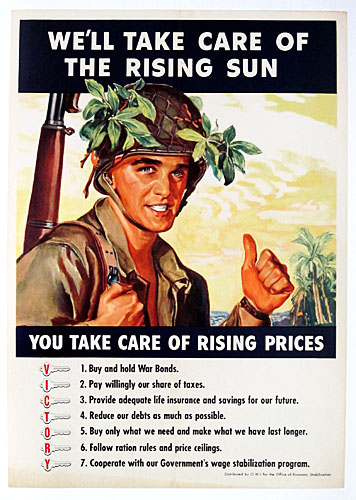 We'll take care of the rising sun WW2 Poster