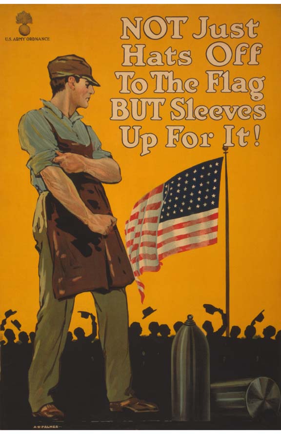 Not just hats off WW2 Poster