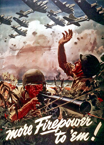 More fire power WW2 Poster