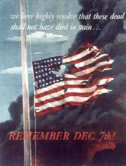 Remember Dec 7th -medium- WW2 Poster