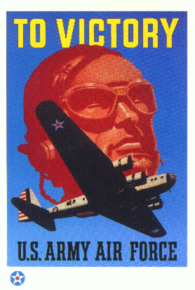 US Army Air Force - To victory WW2 Poster