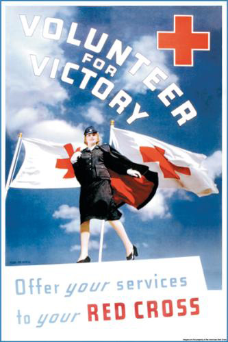 Volunteer for victory WW2 Poster