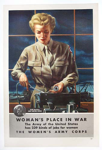 Womans place WW2 Poster